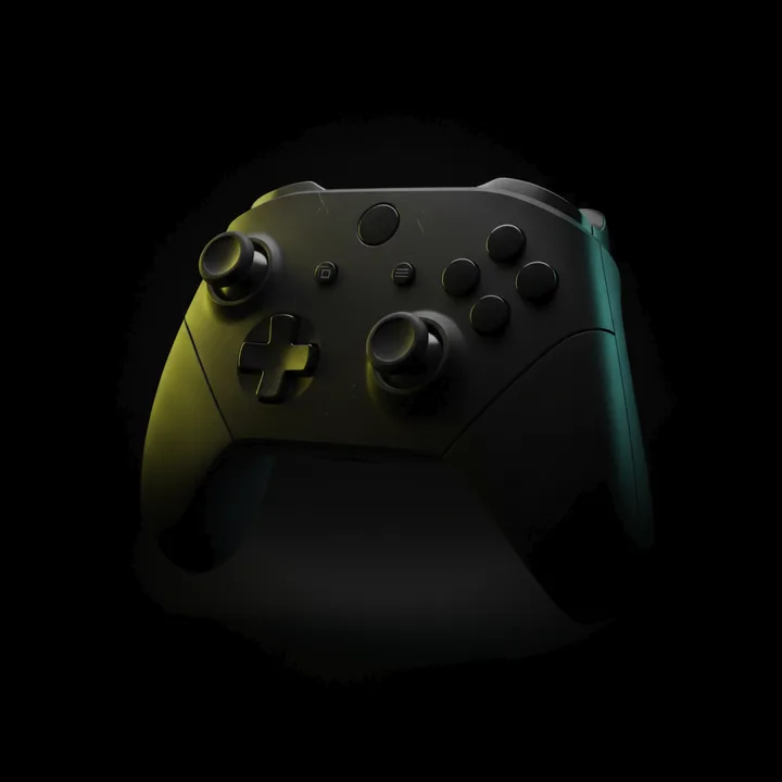An Xbox-style gamepad